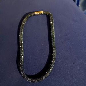 Swarovski Black Mesh Choker